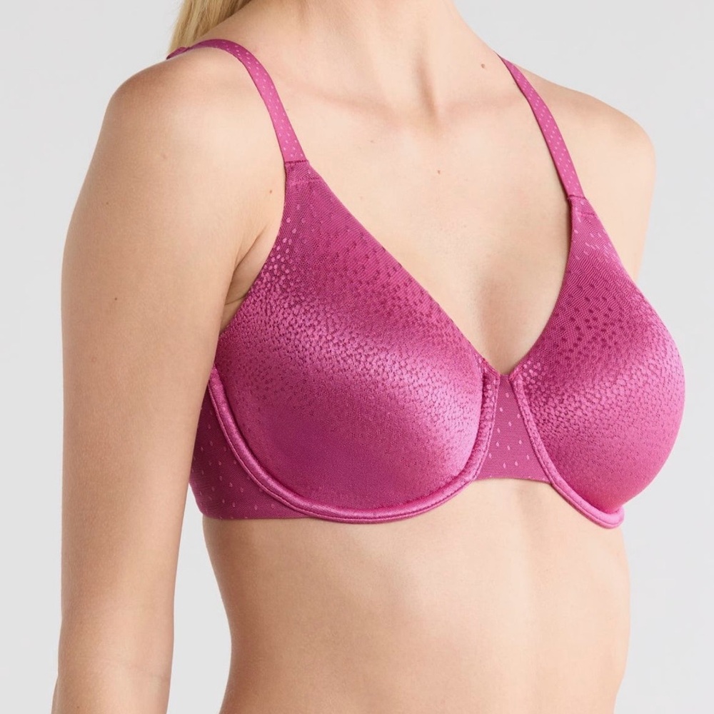 Wacoal Sculpted Wireless Bra - Raspberry - Picture 2 of 7